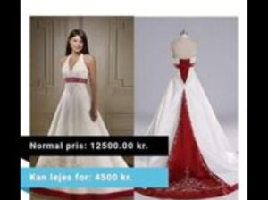 Ubrugt brudekjole til salg