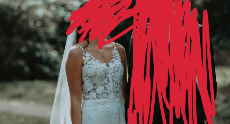 Smuk brudekjole fra TP kjoler str. S