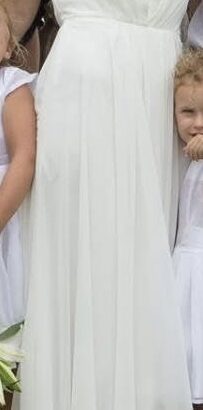 Chiffon brudekjole