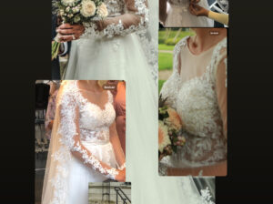 Smuk brudekjole fra Ivalos Bryllup str. S/M