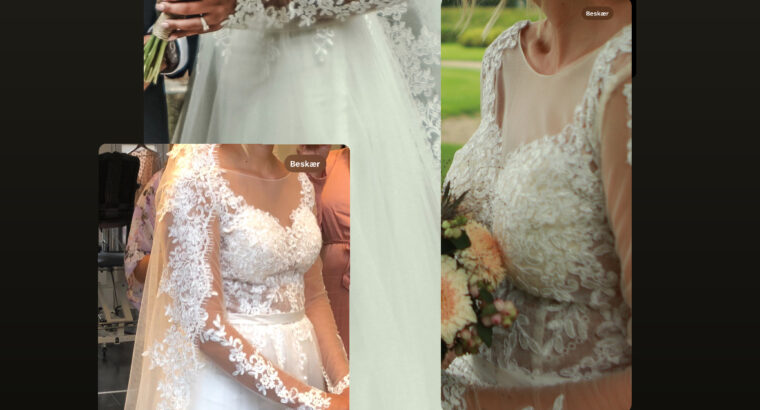 Smuk brudekjole fra Ivalos Bryllup str. S/M