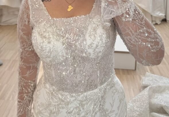 Ubrugt Brudekjole str 38