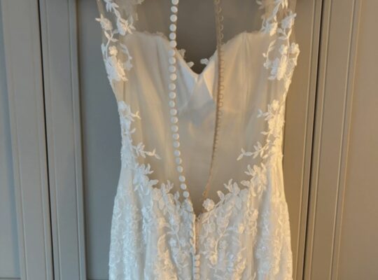 Smuk blonde Brudekjole fra Panayotis str xs/s